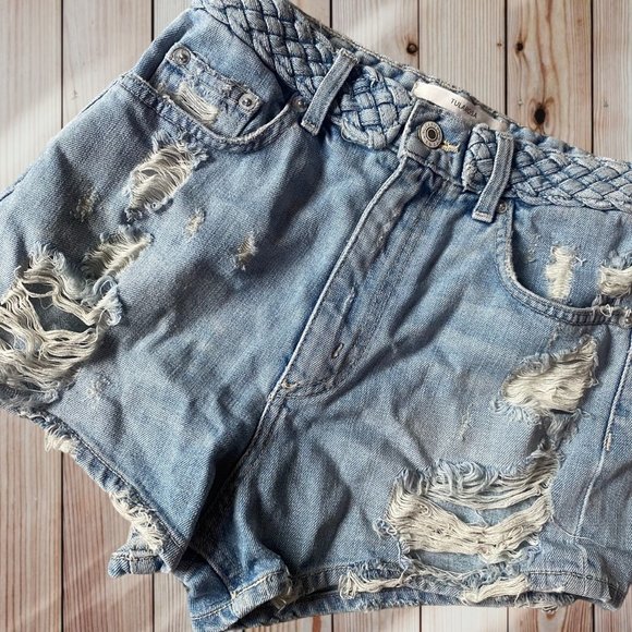 Tularosa Emma High-Rise Short in Santorini - Picture 4 of 14